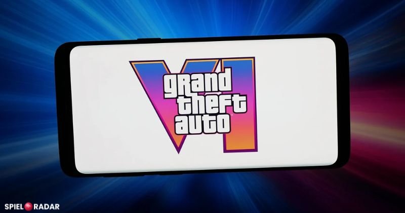 GTA 6 Leak Konzept mit Glitch-Effekt
