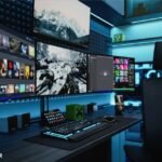 Eurogamersonline com pc gaming setup with RGB lighting